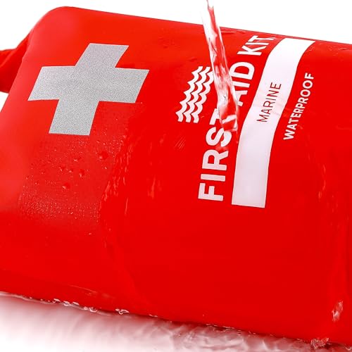 Breakwater Supply™ Waterproof First Aid Kit Dry Bag Bug Out Bag Preloaded with Emergency Survival Prepper Supplies for Boa...