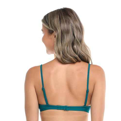 Body Glove Women's Standard Smoothies Greta Solid Molded Cup Underwire Push Up Bikini Top