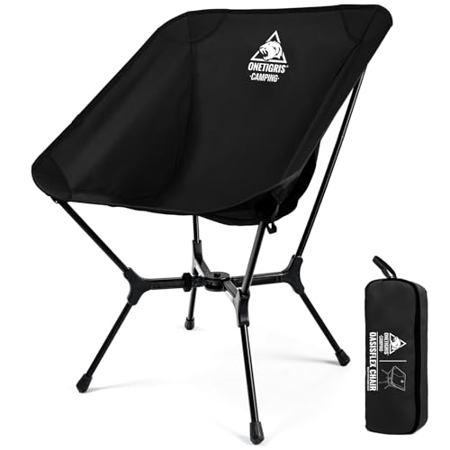 ONETIGRIS OasisFlex Camping Chair,Portable Chair with Carry Bag,Great for Camping,Beach,Picnic,Park,Lawn,Sports and Outdoo...