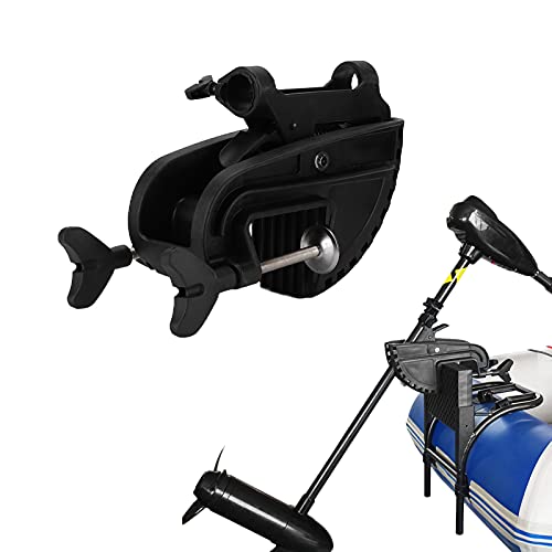 Motor Thruster Suspension Holder, 90° Rotation Plastic Motor Thruster Bracket Flexible for Kayak for Inflatable Boat