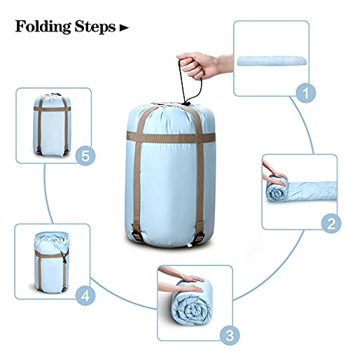 COLIKESEA Sleeping Bags for Adults, Teens & Kids - Use for 3-4 Seasons, Warm & Cold Weather - Lightweight,Waterproof, Use ...