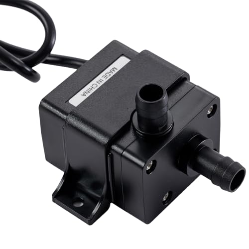 hiBCTR 5-Pack 12V Brushless Water Pump 240L/H 3M Lift, 4.2W Ultra-Quiet Submersible Pump for Aquariums/Fish Tanks/Swimming...