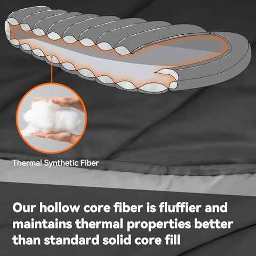 MEREZA Mummy Double Sleeping Bag for Adults with Pillow Cold Weather 0 Degree 2 Person Sleeping Bag for Big Tall Mens Coup...