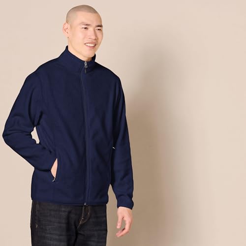 Amazon Essentials Men's Full-Zip Fleece Jacket (Available in Big & Tall)