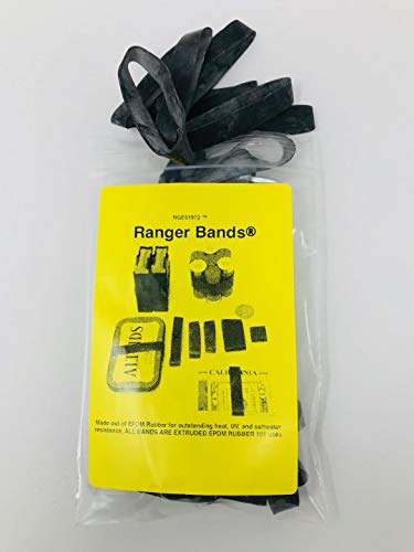 Ranger Bands® 24 X Mix Made of EPDM Rubber for Survival Gear, Emergency Tinder and Strapping Gear Made in the USA Tactical...