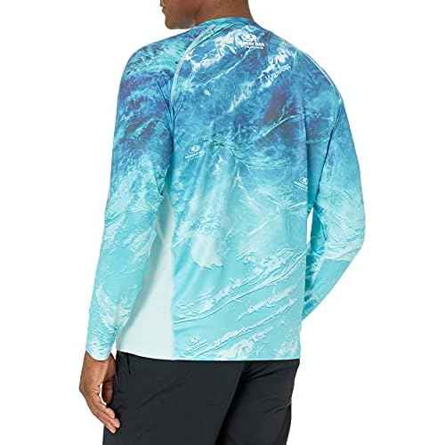 Mossy Oak Fishing Shirts for Men Long Sleeve with 40+ UPF Sun Protection