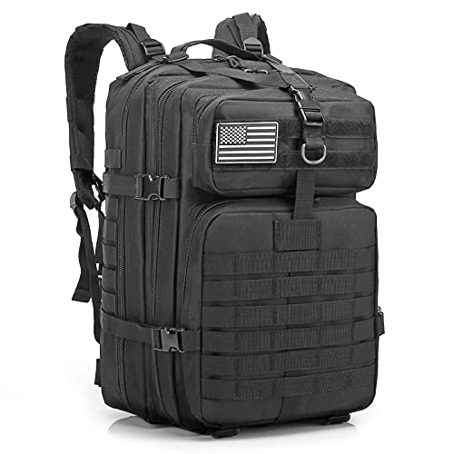 KOOYU 40L Molle Tactical Military Backpack Army Bag Assault Pack Rucksack