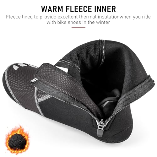 GEWAGE Cycling Shoe Covers -Warm Bike Shoe Covers - Windproof Mountain Road Cycling Overshoes - Cycling Shoe Cover for Men...