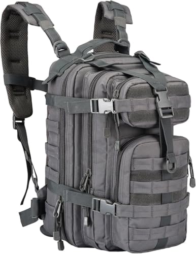 TheKidsRefined Small Military Tactical Backpack Army Assault Rucksack GYM Hiking Bug Out Bag