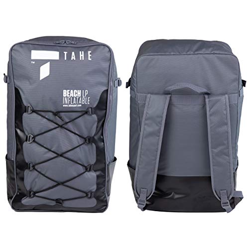 TAHE Beach LP Premium Inflatable Kayak Complete Package Including Kayak, Seat, Paddle, Pump and Travel/Storage Bag