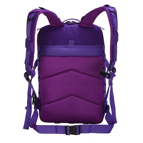 SEYATULLH 45L Military Tactical Backpack for Men & Women Bug Out Bag Assault pack Molle Daypack Hiking Trekking Rucksack(4...