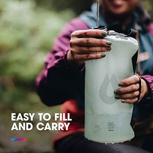 HydraPak Seeker - Collapsible Camping Water Storage (2L, 3L, 4L, 6L, 10L) - BPA & PVC Free, Hydration Reservoir Bag, Leak Proof