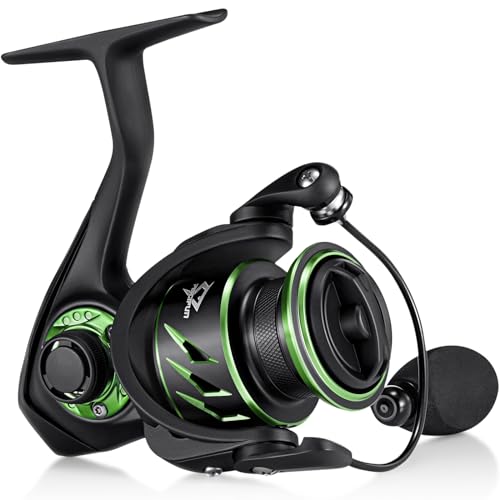 Piscifun Viper X Spinning Reels, Carbon Fiber 33LBs Max Drag, 10+1 Shielded BB, Saltwater Freshwater Spinning Fishing Ree...