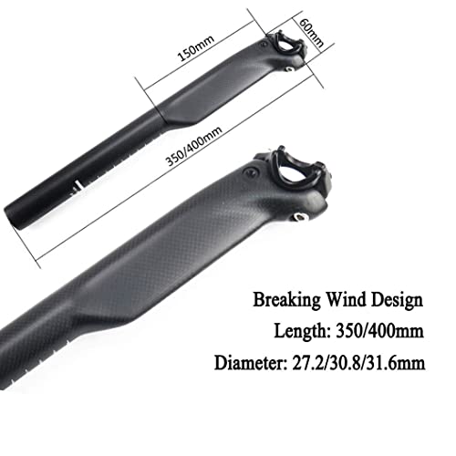 RXL SL Carbon Road Bike Seatpost MTB Seatpost Full Carbon Fiber Bicycle Cycling Seat Post 27.2/30.8/31.6mm 3K Matte Glossy...