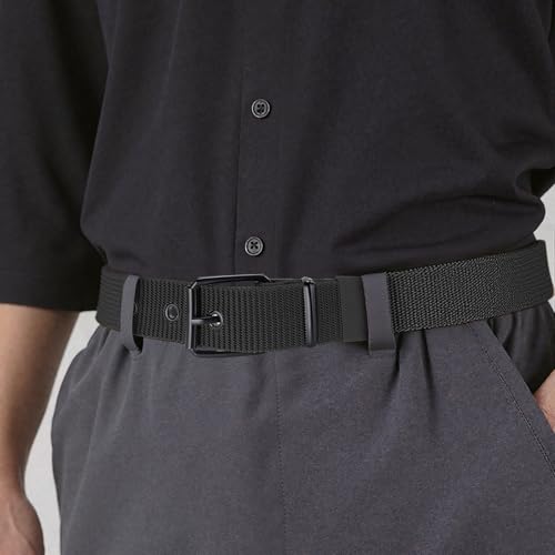 Tactical Nylon Belt for Men, Men Casual Belt for Hiking Military Rigger Work - Quick Release Outdoor Use
