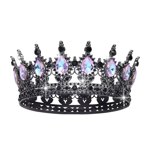 Queen Crown Rhinestone Wedding Crowns and Tiaras for Women Costume Party Hair Accessories Princess Birthday Crown Crystal ...