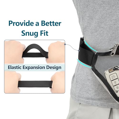 Veckle Clear Fanny Pack Stadium Approved - Waist Range 33” - 47“ Transparent Belt Bag for Women Men Clear Bag for Stadium ...
