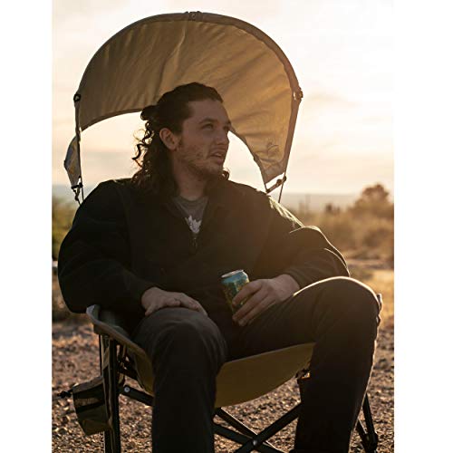 GCI Outdoor Pod Rocker Outdoor Rocking Chair with SunShade Canopy
