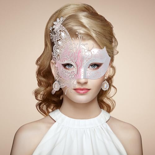 Coddsmz Mysterious Venetian Butterfly Lady Masquerade Halloween Party Mask Evening Prom Ball Mask Bar Costumes Accessory