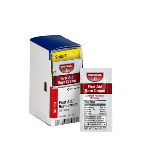 First Aid Only FAE-7011 SmartCompliance Refill Burn Cream Packets, 10 Count- Pack of 2