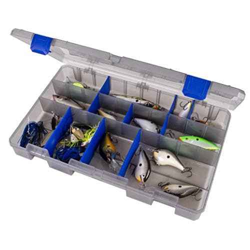Flambeau Outdoors Zerust MAX 5003ZM Tuff Tainer -Partial Bulk Storage Compartment Section, 25 Compartments and 15 RemovableDividers 14.25" L x 9.125" W x 2" D Fishing and Tackle Storage Utility Box