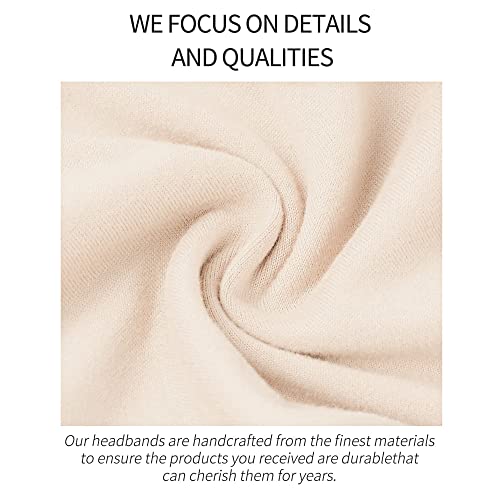 Jesries 10 PCS Women Headbands African Wide Hair Wrap Extra Turban Head Bands for Lady Large Sport Workout Stretch Non-sli...
