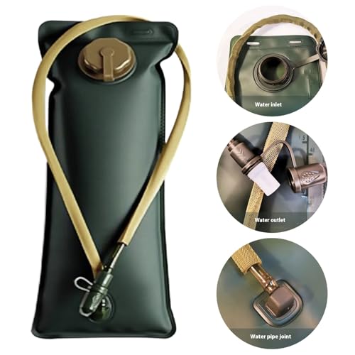 BESUNTEK Hydration Bladder, 2L/3L TPU Leak-Proof Water Reservoir, Wide Opening Hydration System for Cycling, Hiking, Campi...