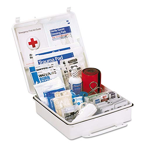 First Aid Only 90566 ANSI B 2015 and OSHA Compliant First Aid Kit, 50-Person Emergency First Aid Kit for Business, Home, C...