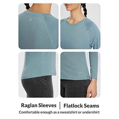 baleaf Women's UPF 50+ Sun Shirts Long Sleeve UV Protection Rash Guard Lightweight Quick Dry SPF Hiking Tops Outdoor