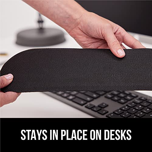 GORILLA GRIP Silky Memory Foam Wrist Rest for Computer Keyboard, Mouse, Ergonomic Design for Typing Pain Relief, Desk Pads...