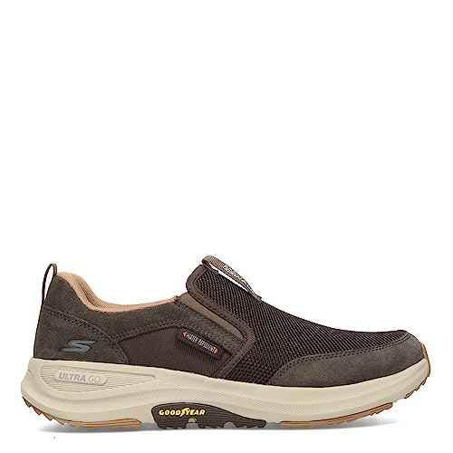 Skechers Men's Go Walk Outdoor-Athletic Slip-on Trail Hiking Shoes with Air Cooled Memory Foam Sneaker
