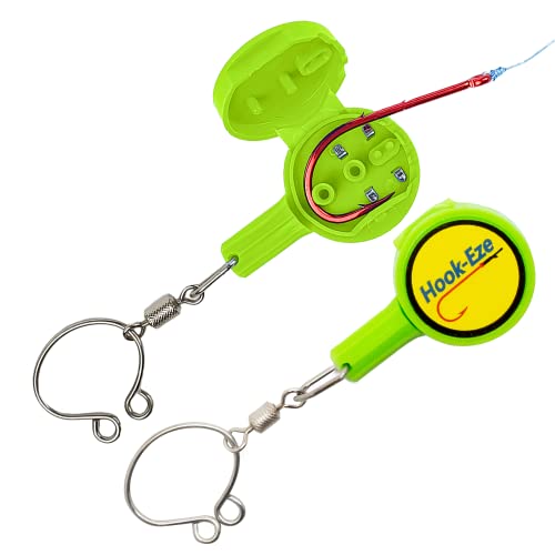 HOOK-EZE Fishing Knot Tying Tool | Protect from Fish Hooks | Tie Fishing Knots Easily | Cool Gadgets for Fishermen | Ice F...