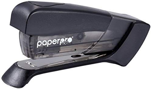 PaperPro Compact Classic Desktop Stapler, 15 Sheet Capacity, No Effort, Includes 105 Staples, One Finger, 80% Easier Stapl...