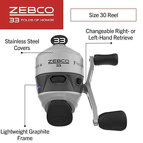 Folds of Honor Spincast Combo by ZEBCO