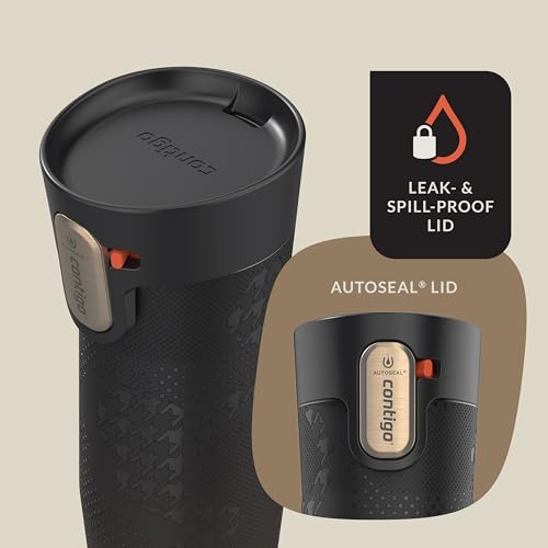 Contigo x Ally Love Stainless Steel Vacuum-Insulated Travel Mug with Autoseal and Easy Clean Lid, Spill-proof, Keeps Drink...