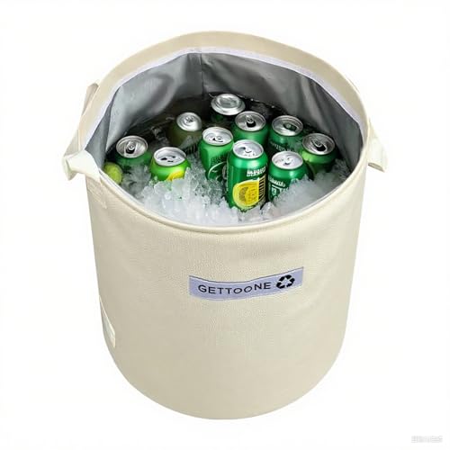GETTOONE All-in-One Party Cooler Bag with Folding Design and Insulated Compartments -GETTOONE Ideal for Tailgating and Out...