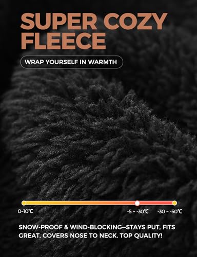Balaclava Face Mask for Women Men Winter Hat Neck Windproof Fleece Ski Mask Warm Face Cover Scarf