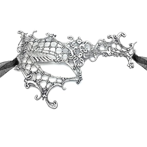 MYMENU Masquerade Mask for Women Venetian Halloween Lace Mask for Party Costume Cosplay Carnival Mardi Gras