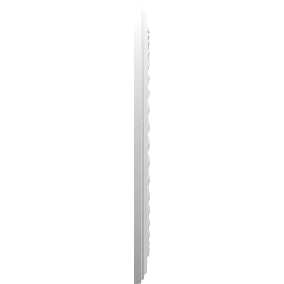Ekena Millwork Cmp19Co Cole Thermoformed Pvc Ceiling Medallion (Fits Canopies Up To 5 1/8), 19Od X 3 1/2Id X 1P