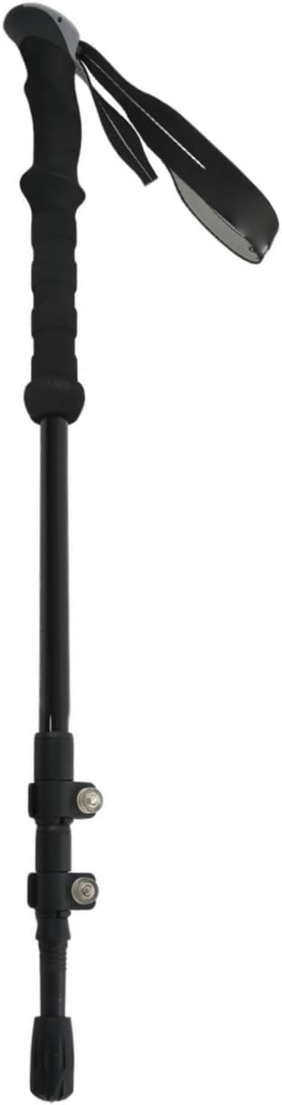 Topyond Lightweight Wear-Resistant 3-Section Carbon Fiber Hiking Pole with Ergonomic Design, Retractable Walking Stick