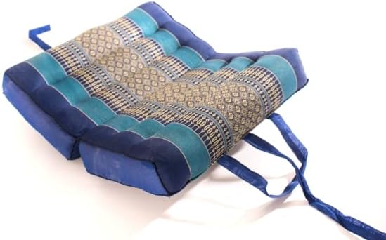 Zafuko Foldable Cushion - Organic Kapok Filling, use Folded and Unfolded for Meditation, Soft Yoga Prop, Portable Cushion