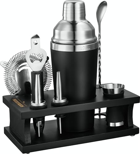 Excellent Grip Mixology Bartender Kit - Drink Mixer Set with All Essential Bar Accessories - Premium Bar Tool Set for The ...