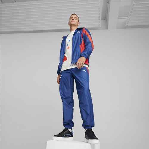 PUMA Men's Standard BMW M Motorsport Hooded Woven Jacket, Pro Blue-m Color, S