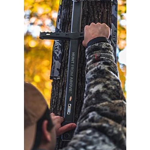 Hawk Traction Climbing Stick, 20 Foot Tree Climbing Hunting Gear with Double Traction Grip, Hunting Accessories for Tree S...