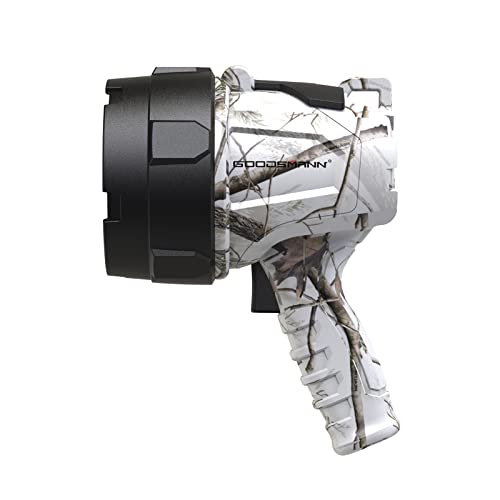 GOODSMANN Rechargeable Spot Lights Handheld Flashlight Searchlight for Hunting Camping Boating Job Site Lighting Emergency...