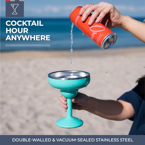 ORCA Rita | Temperature Insulated, Stainless Steel Margarita Glass, Lidded Tumbler for Cocktails, Wine & Cold Drinks — Str...