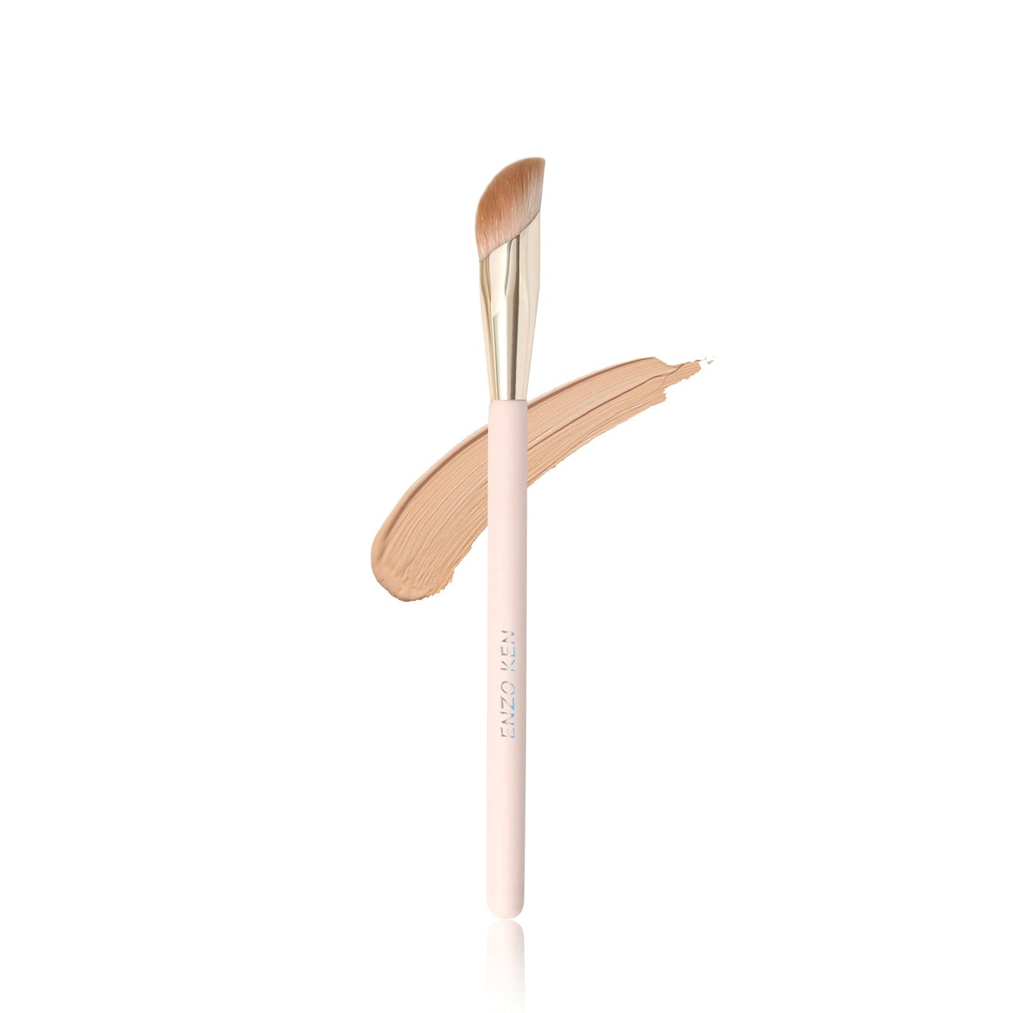ENZO KEN Angled Concealer Brush Under Eye, Concealer Brush, Nose Contour Brush, Small Concealer Brushes, Under Eye Makeup Brushe