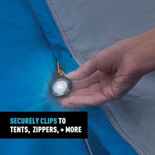 Nite Ize Moonlit Rechargeable Micro Lantern - Portable Mini Lantern for Camping Accessories & Hiking Gear - Features Carab...