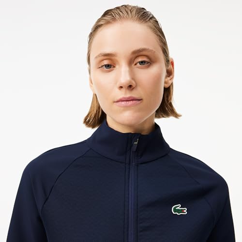 Lacoste Women's Sport Slim Fit Zip-up Golf Layering Jacket