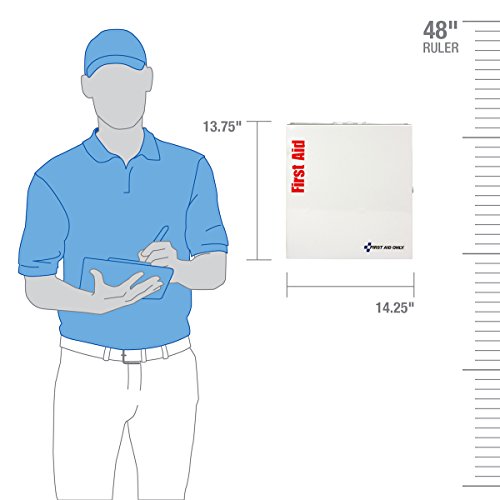 First Aid Only 746006 SmartCompliance 50-Person ANSI 2021 A and OSHA Compliant First Aid Kit for Restaurant Kitchen, Cafet...